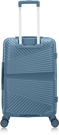 Blue Hard-Shell Suitcase With TSA Lock And 360° Spinner Wheels