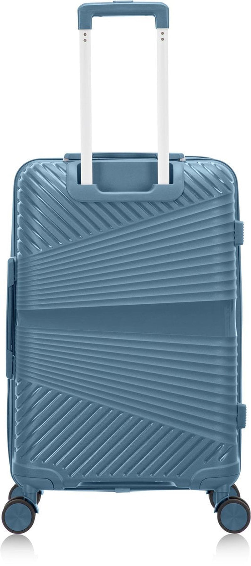 Blue Hard-Shell Suitcase With TSA Lock And 360° Spinner Wheels