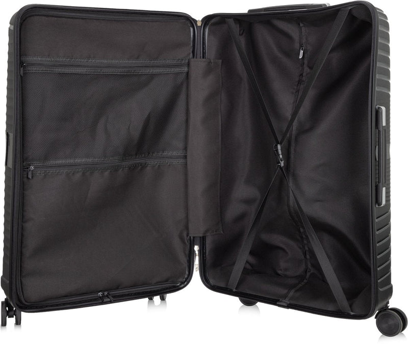 Blue Hard-Shell Suitcase With TSA Lock And 360° Spinner Wheels