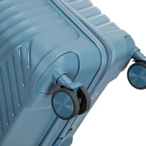 Blue Hard-Shell Suitcase With TSA Lock And 360° Spinner Wheels