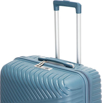 Blue Hard-Shell Suitcase With TSA Lock And 360° Spinner Wheels