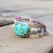 Bohemian Amazonite Stone Bracelet
