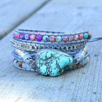 Bohemian Amazonite Stone Bracelet