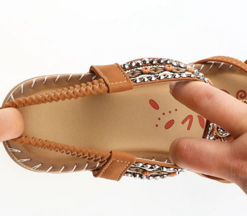 Bohemian Summer Sandals With Comfortable Fit
