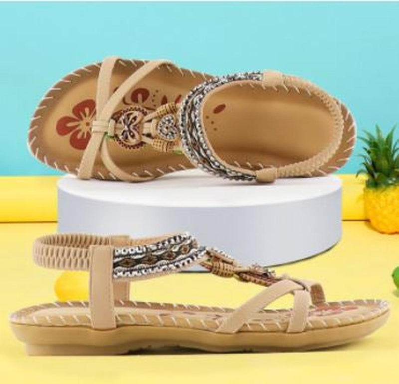 Bohemian Summer Sandals With Comfortable Fit