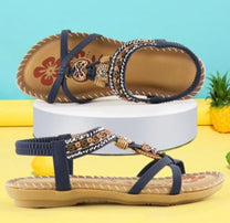 Bohemian Summer Sandals With Comfortable Fit