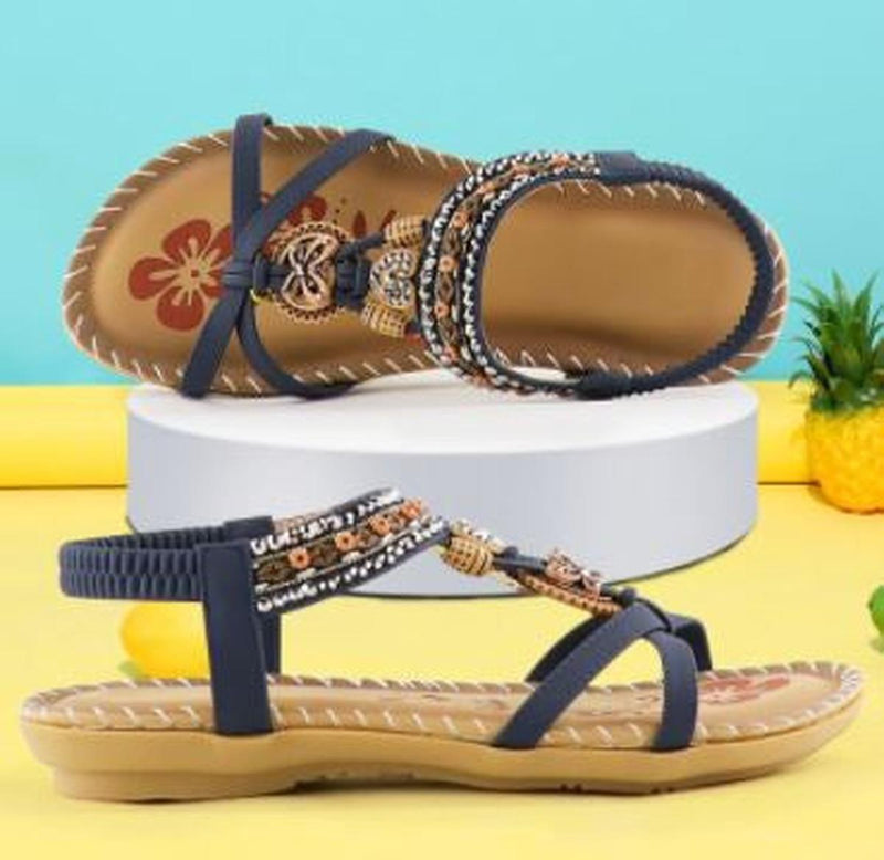 Bohemian Summer Sandals With Comfortable Fit