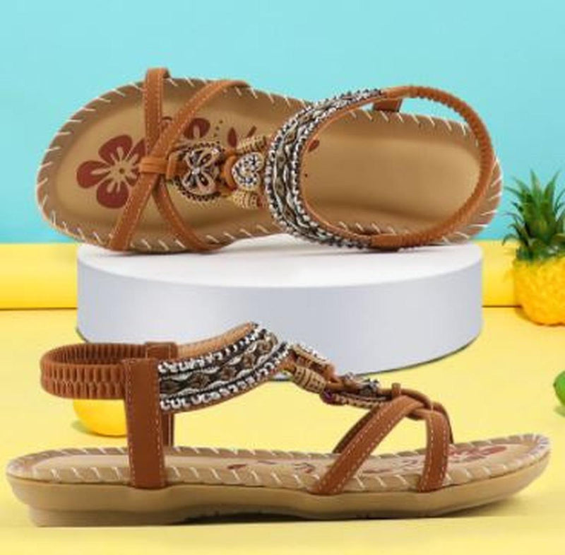 Bohemian Summer Sandals With Comfortable Fit