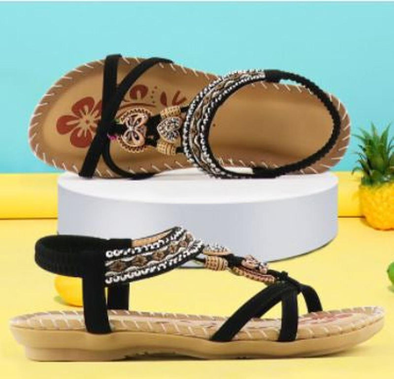 Bohemian Summer Sandals With Comfortable Fit