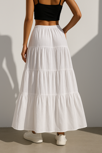 Boho Lace Maxi Skirt