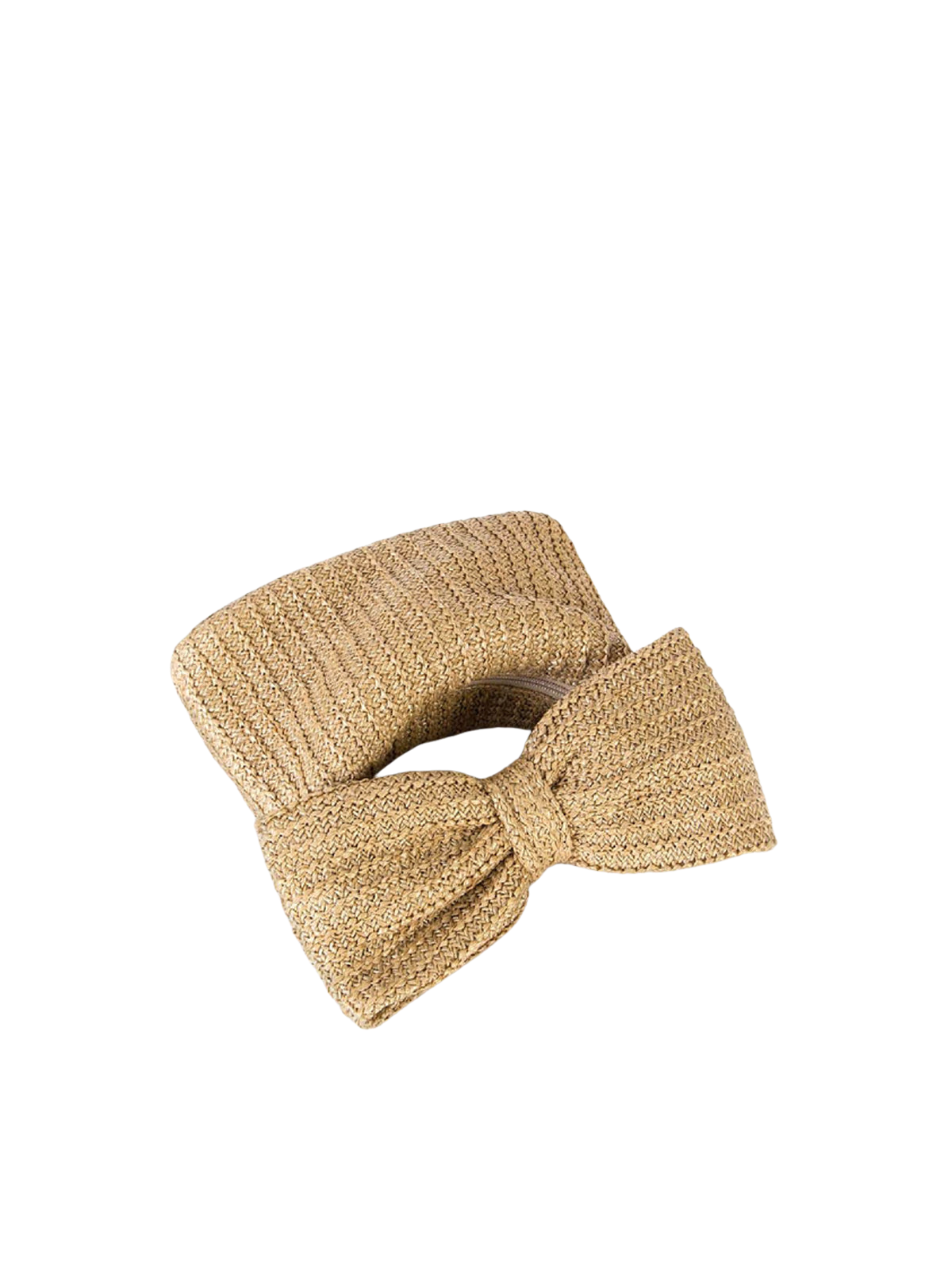 Bowknot Straw Handbag