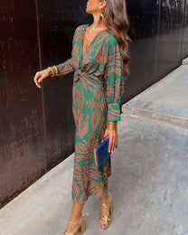 Breathable Floral All-Season Maxi Dress