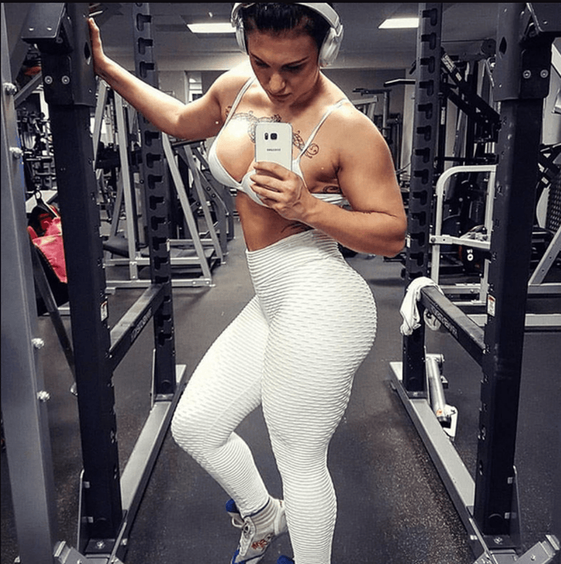 Butt-Lift Leggings With Elastic Waistband