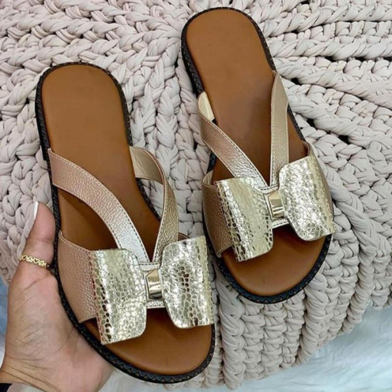 Butterfly Design Plush Slippers With Non-Slip Sole