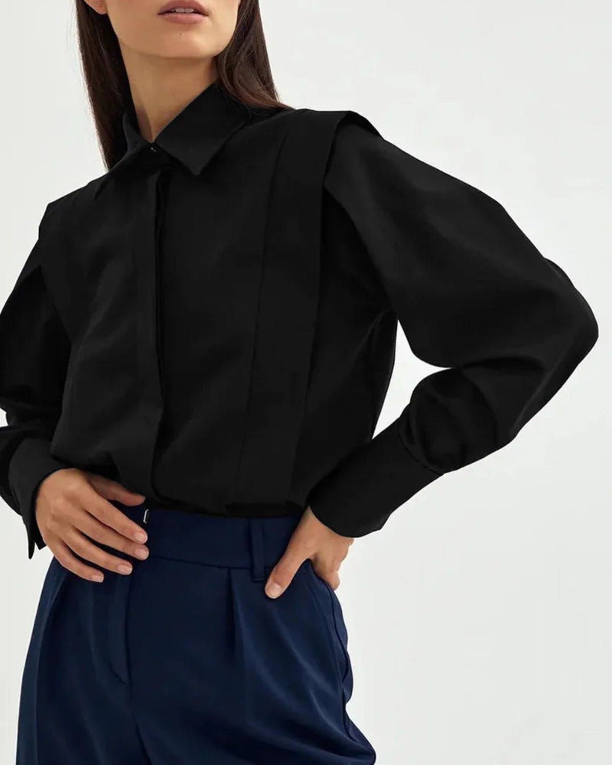 Button Down Square Shirt