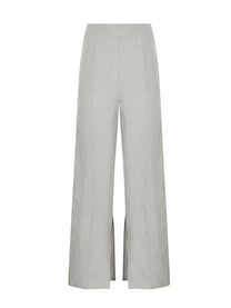 Button Split Sleeveless Business Set