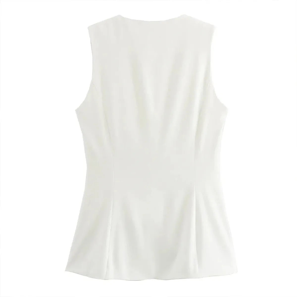 Button-Up Sleeveless Vest
