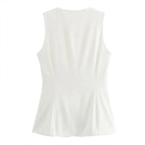 Button-Up Sleeveless Vest