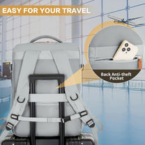 Cabin Rucksack With USB Port And Multiple Compartments