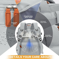 Cabin Rucksack With USB Port And Multiple Compartments