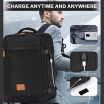 Cabin Rucksack With USB Port And Multiple Compartments