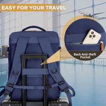Cabin Rucksack With USB Port And Multiple Compartments