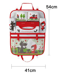 Car Back Seat Organiser With Tablet And Bottle Holders