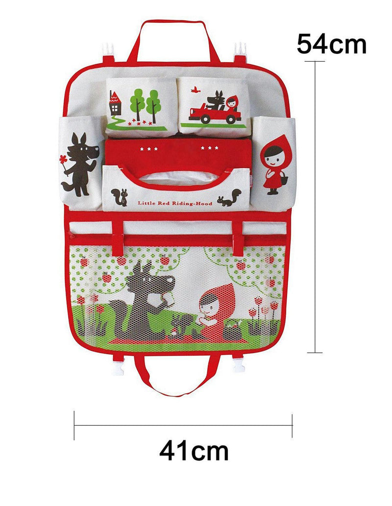 Car Back Seat Organiser With Tablet And Bottle Holders