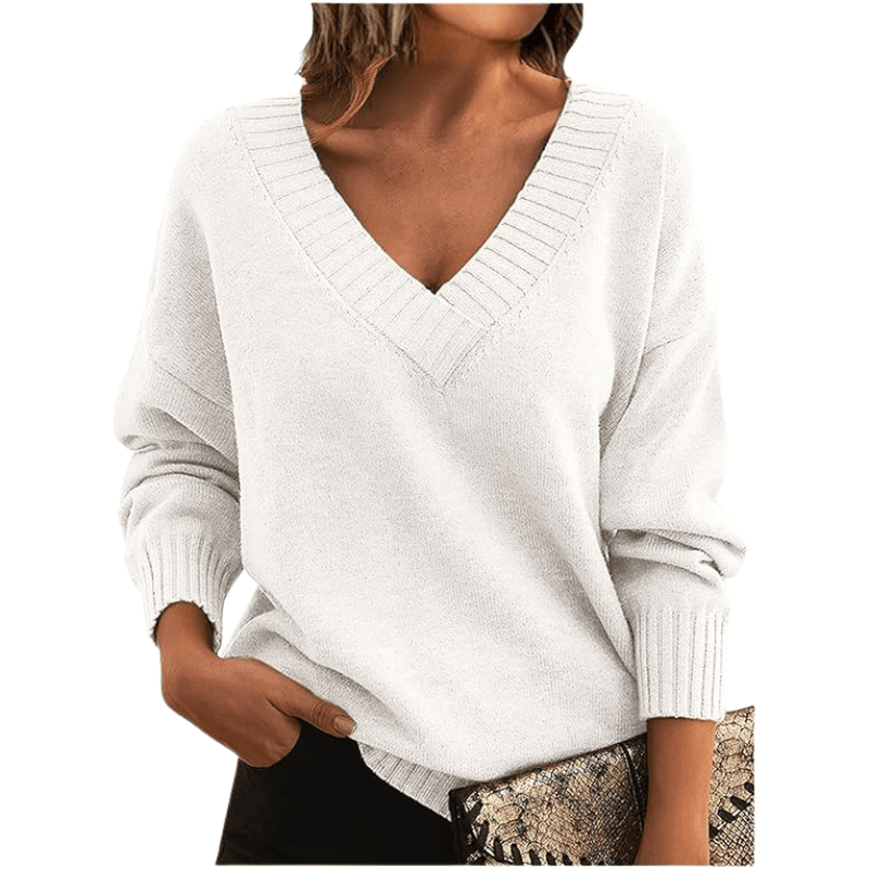 Cashmere V-Neck Sweater For Women