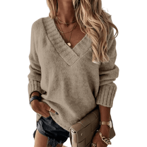 Cashmere V-Neck Sweater For Women