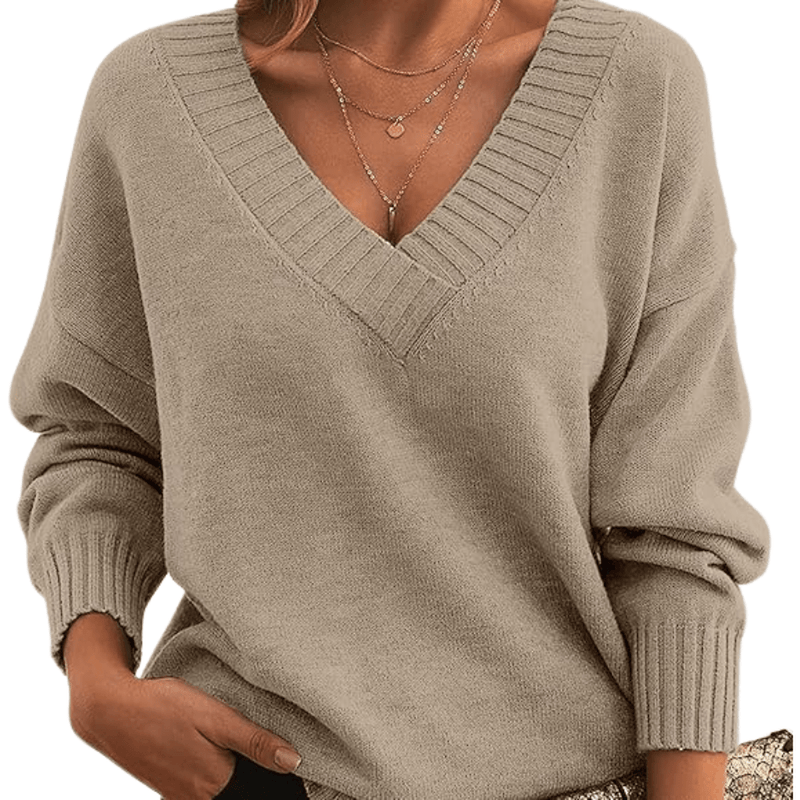 Cashmere V-Neck Sweater For Women