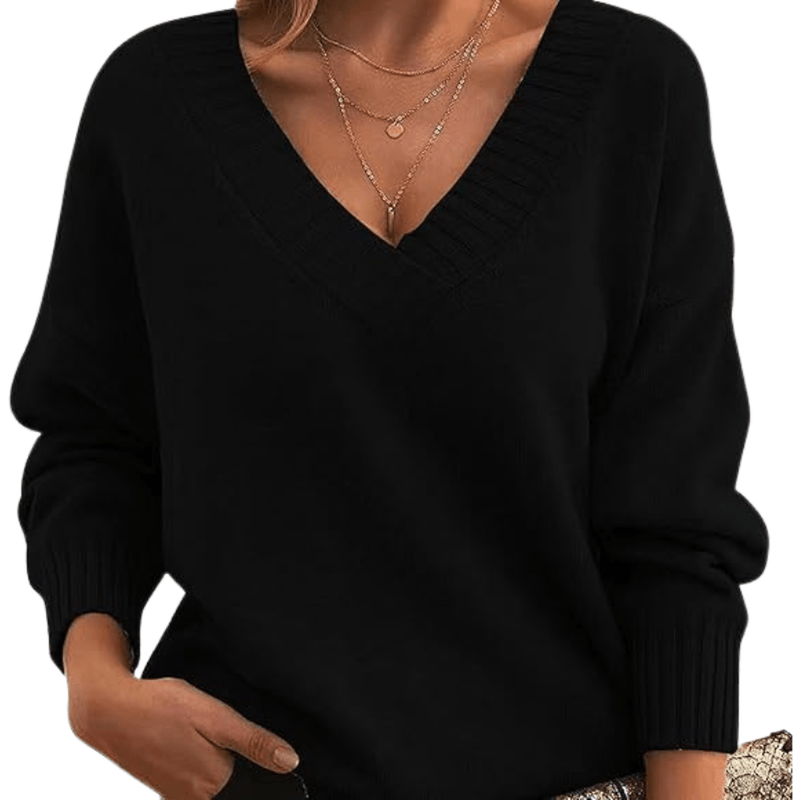 Cashmere V-Neck Sweater For Women