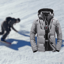 Casual Down Jacket With Detachable Hood