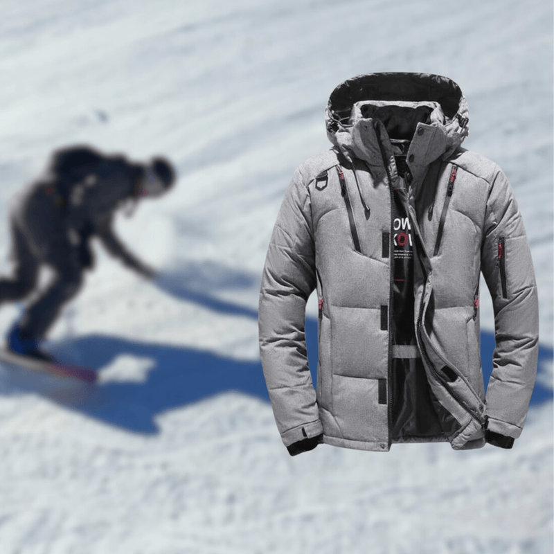Casual Down Jacket With Detachable Hood