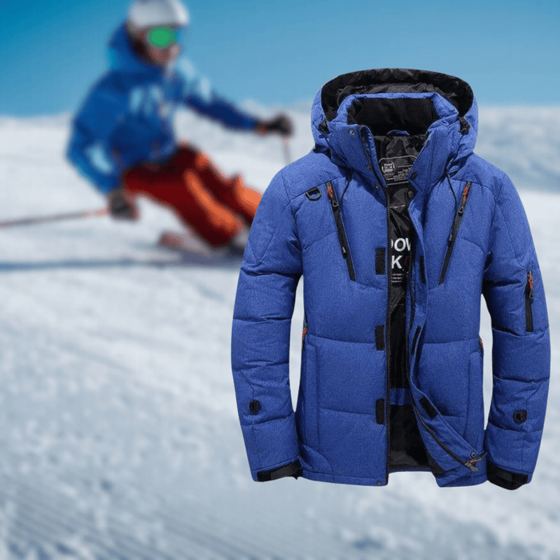Casual Down Jacket With Detachable Hood