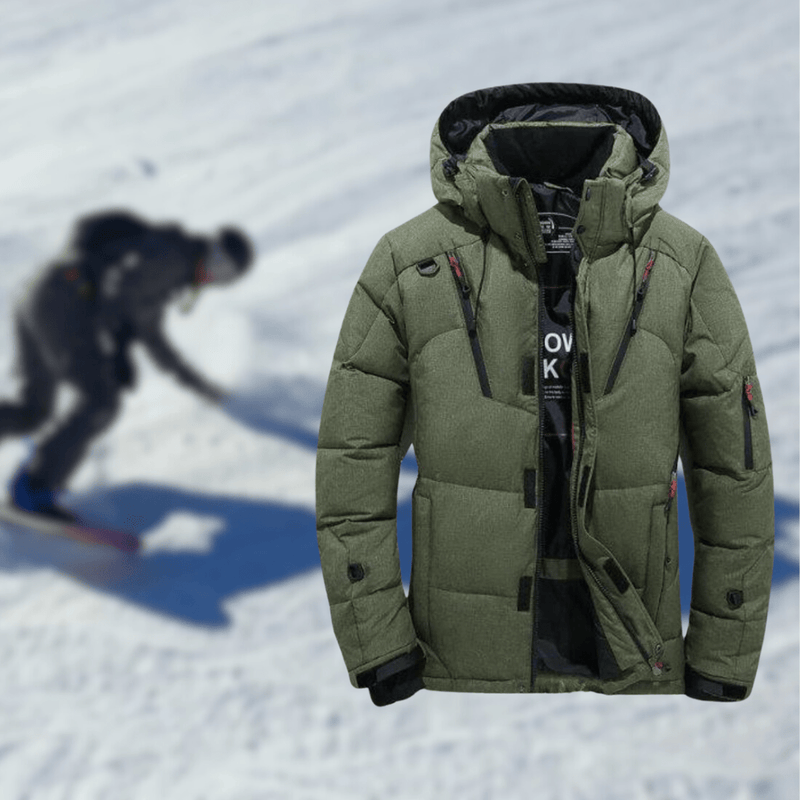 Casual Down Jacket With Detachable Hood