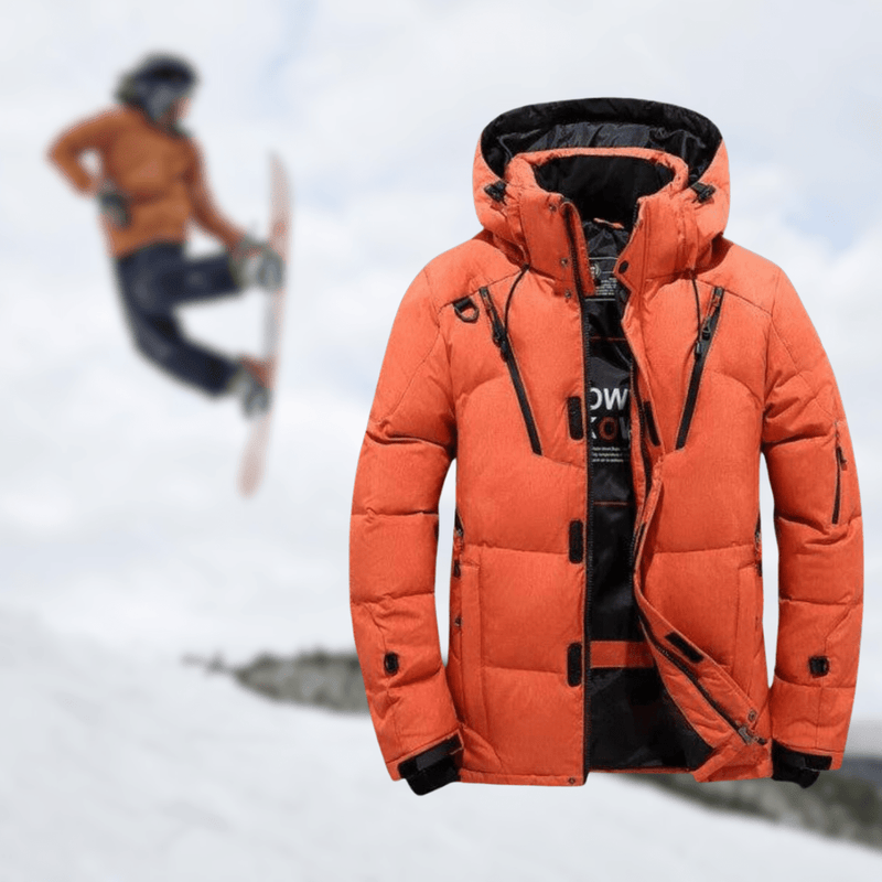 Casual Down Jacket With Detachable Hood