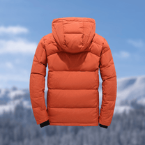 Casual Down Jacket With Detachable Hood
