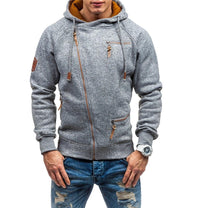 Casual Fleece Hoodie With Pockets And Adjustable Hood For Men