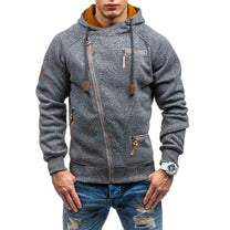 Casual Fleece Hoodie With Pockets And Adjustable Hood For Men