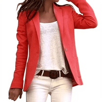 Casual Long Sleeve Blazer For Women