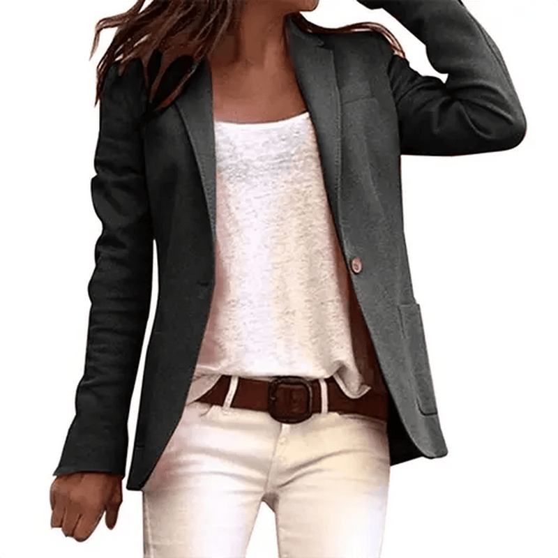 Casual Long Sleeve Blazer For Women