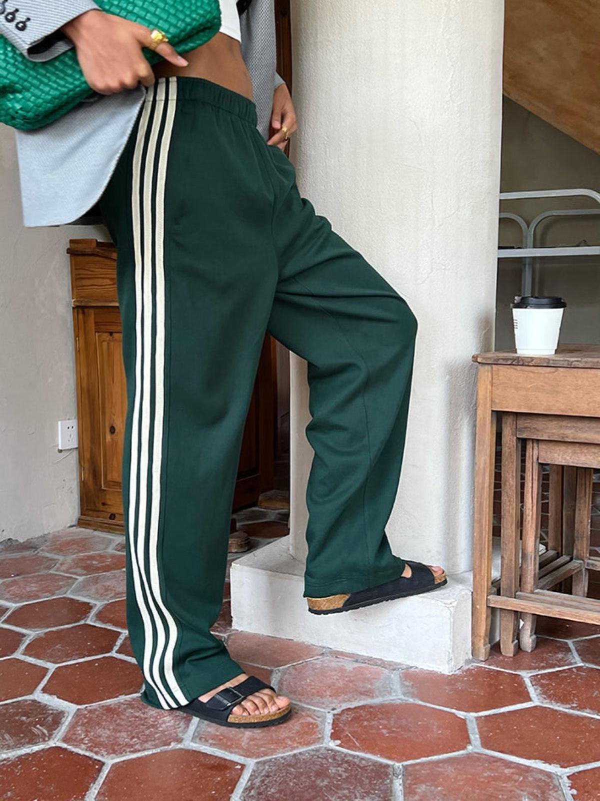 Casual Striped Jogg Pants