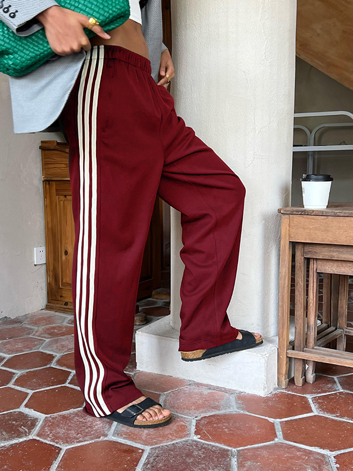 Casual Striped Jogg Pants