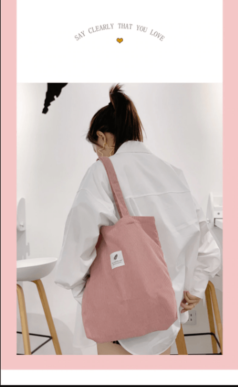 Casual Tote Bag With Adjustable Strap