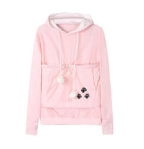 Cat Pocket Hoodie With Soft Fabric For Hair-Free Home