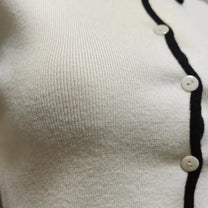 Chic Cropped Knit Cardigan and Mini Skirt Set