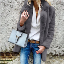 Chic Oversized Faux Fur Winter Coat