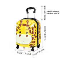 Children&#39;s Cartoon Animal Trolley Case With 360° Spinner Wheels