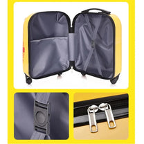 Children&#39;s Cartoon Animal Trolley Case With 360° Spinner Wheels